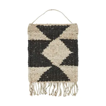 Murro vægdekoration 35x50 cm - Sort-natur - House Doctor