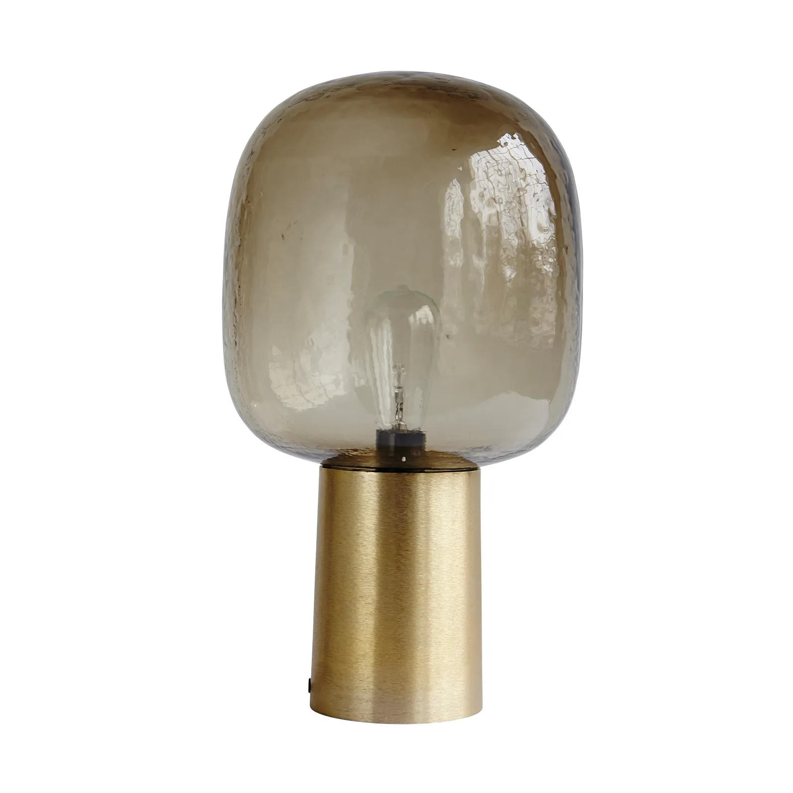 Note bordlampe, grå-messing House Doctor