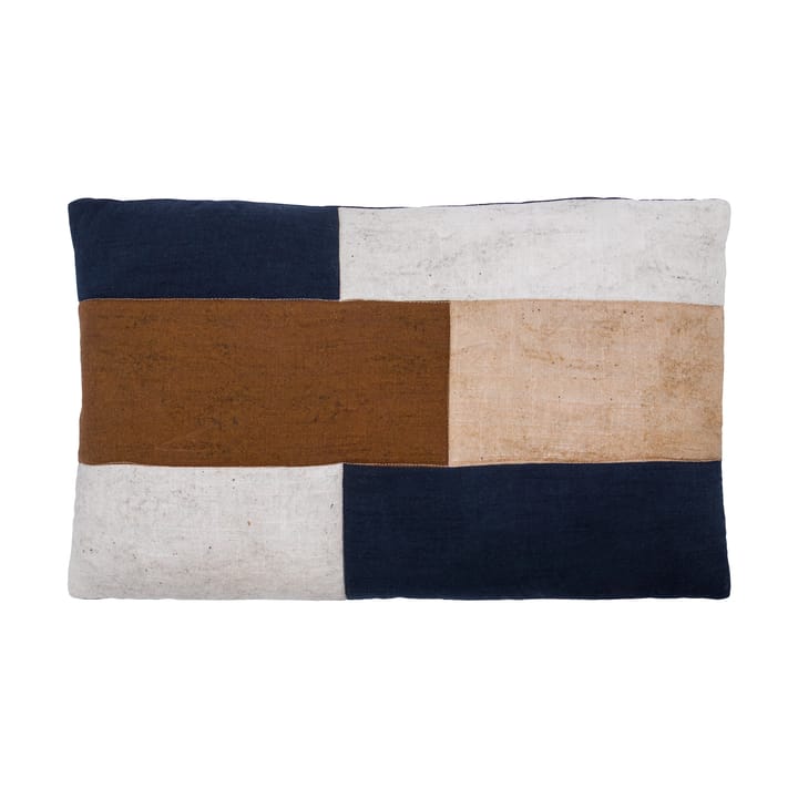 Patch pudebetræk 30x50 cm - Sort-sand-brun - House Doctor