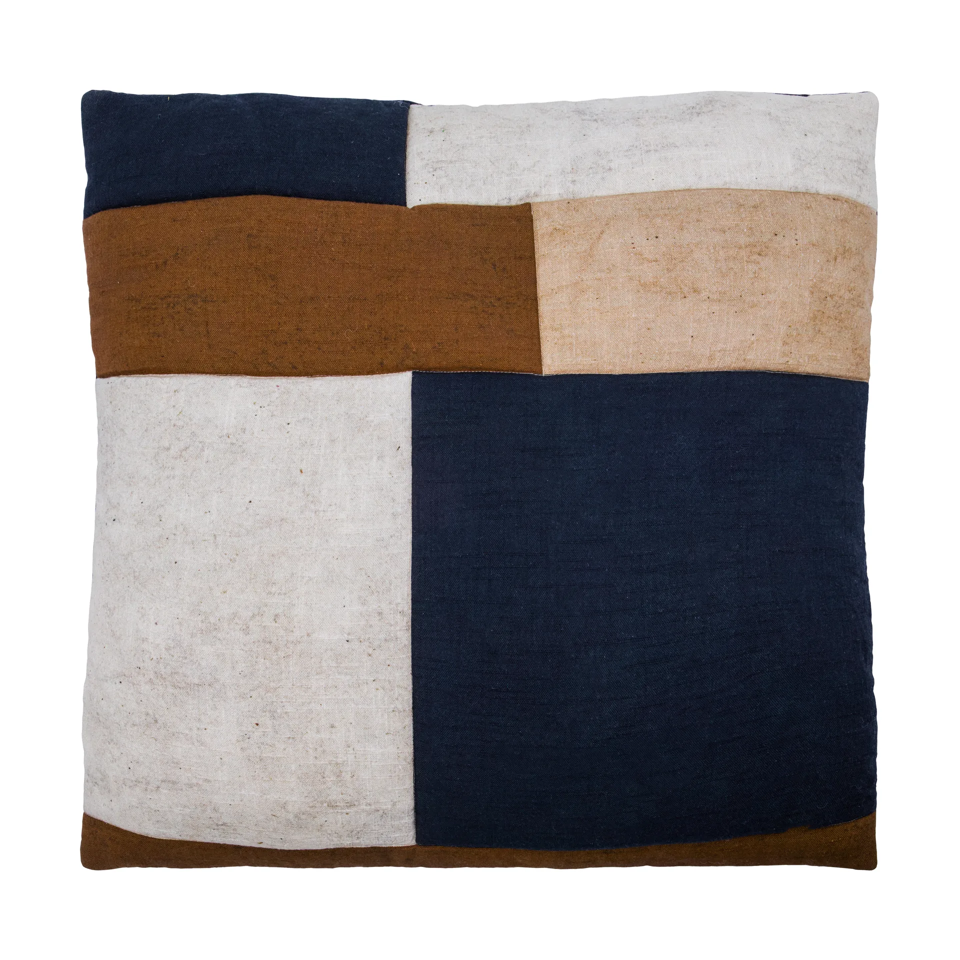 Patch pudebetræk 50x50 cm, Sort-sand-brun House Doctor