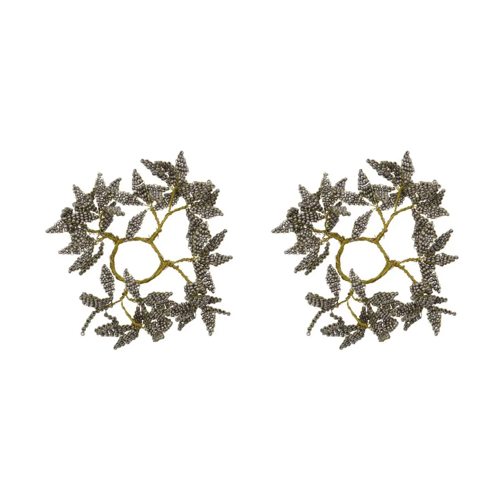 Pearl lysmanchetter 2-pak, Grå/Guld House Doctor