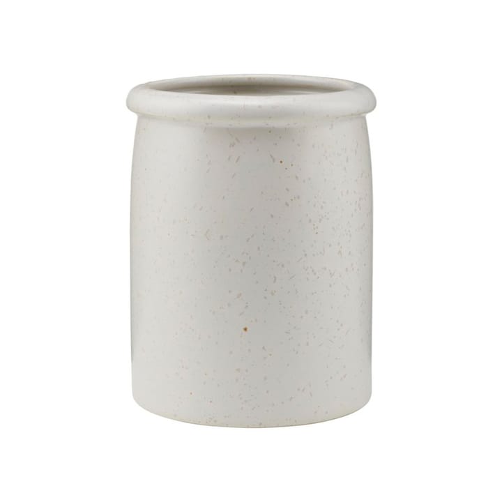 Pion krukke Ø11,5 cm - Grå/Hvid - House Doctor