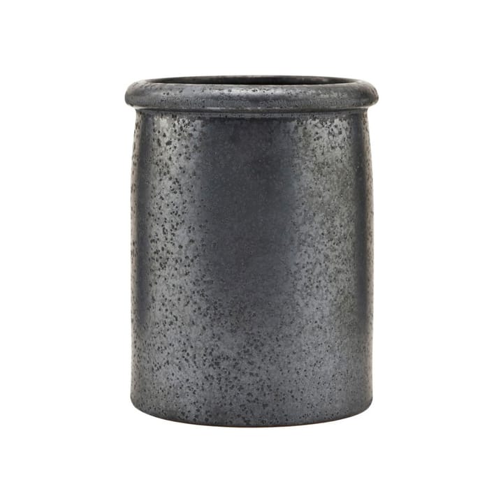 Pion krukke Ø11,5 cm - Sort/Brun - House Doctor