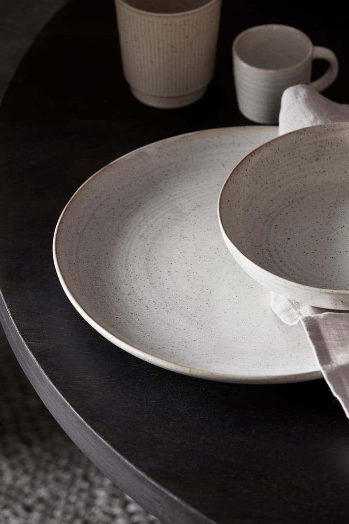 Pion tallerken Ø28,5 cm, Grå/Hvid House Doctor