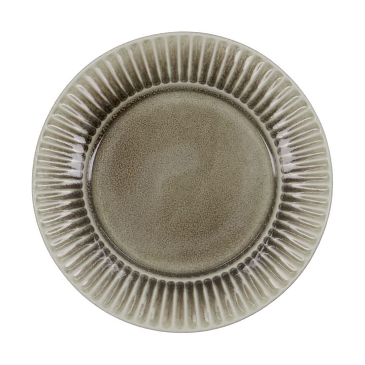 Pleat morgenmadstallerken Ø22 cm - Grå-brun - House Doctor