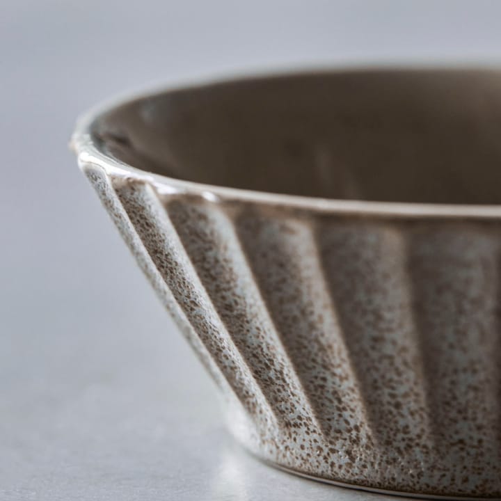 Pleat skål Ø15 cm, Grå-brun House Doctor