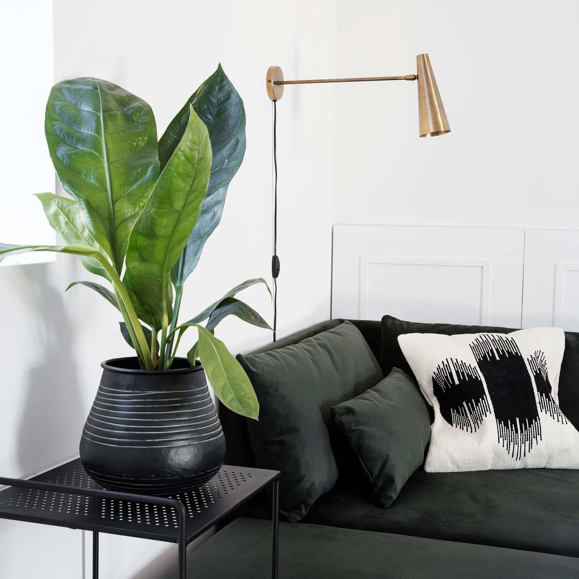 Precise væglampe messing, 47 cm House Doctor