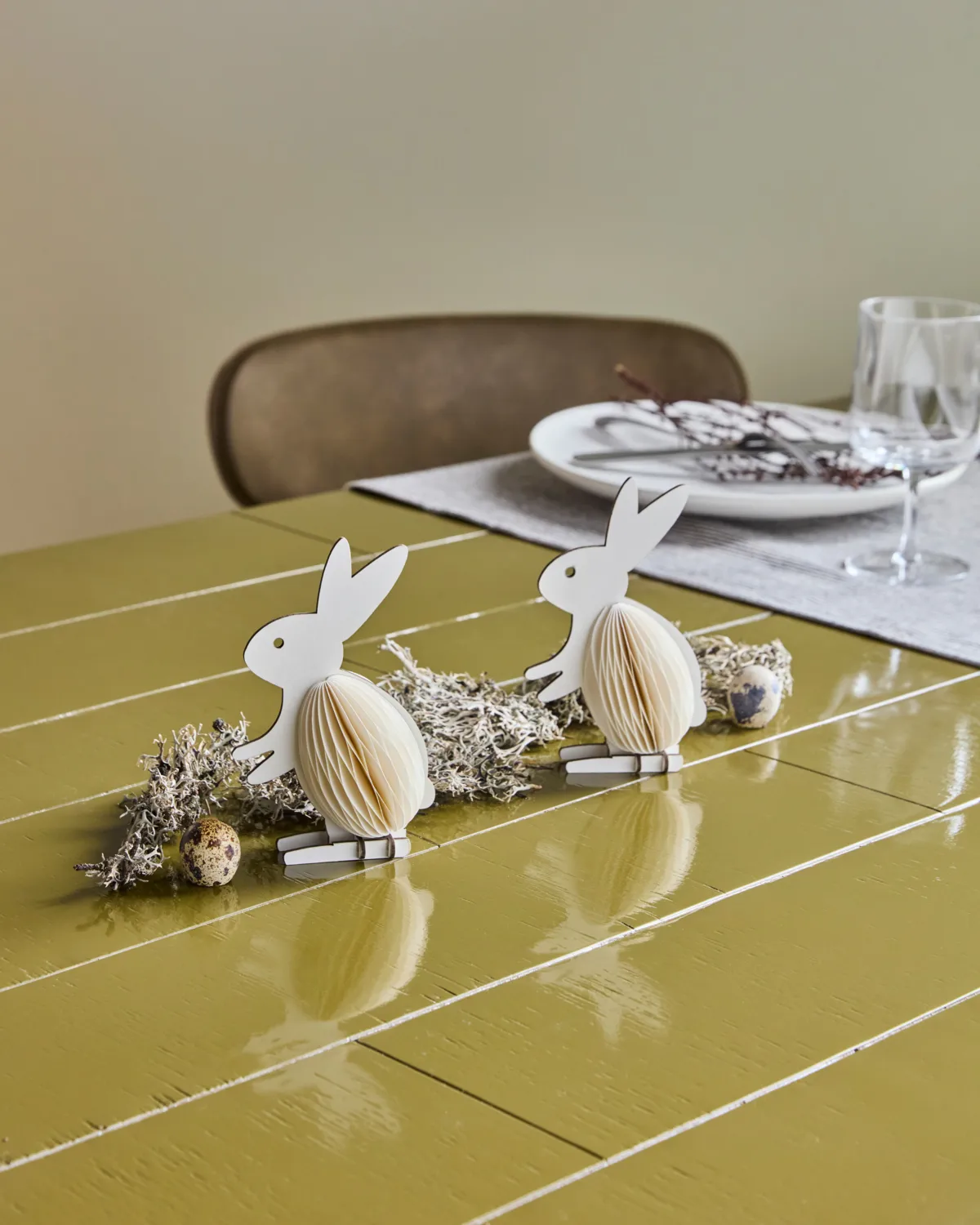 Rabb påskeharer dekoration 2 pak, Off-white House Doctor