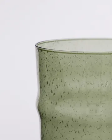 Rain glas 10,5 cm 2-pak - Grøn - House Doctor