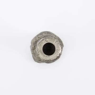 Raku lysestage antiksølv - 20 cm - House Doctor