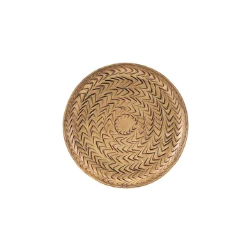 Rattan bakke messingfinish - 12 cm - House Doctor