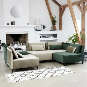 Riba bomuldstæppe - 90 x 200 cm - House Doctor