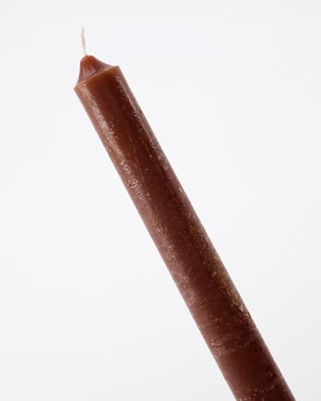 Rustic Wax lys 25 cm 8-pak - Cognac - House Doctor