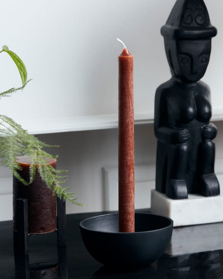 Rustic Wax lys 25 cm 8-pak, Cognac House Doctor