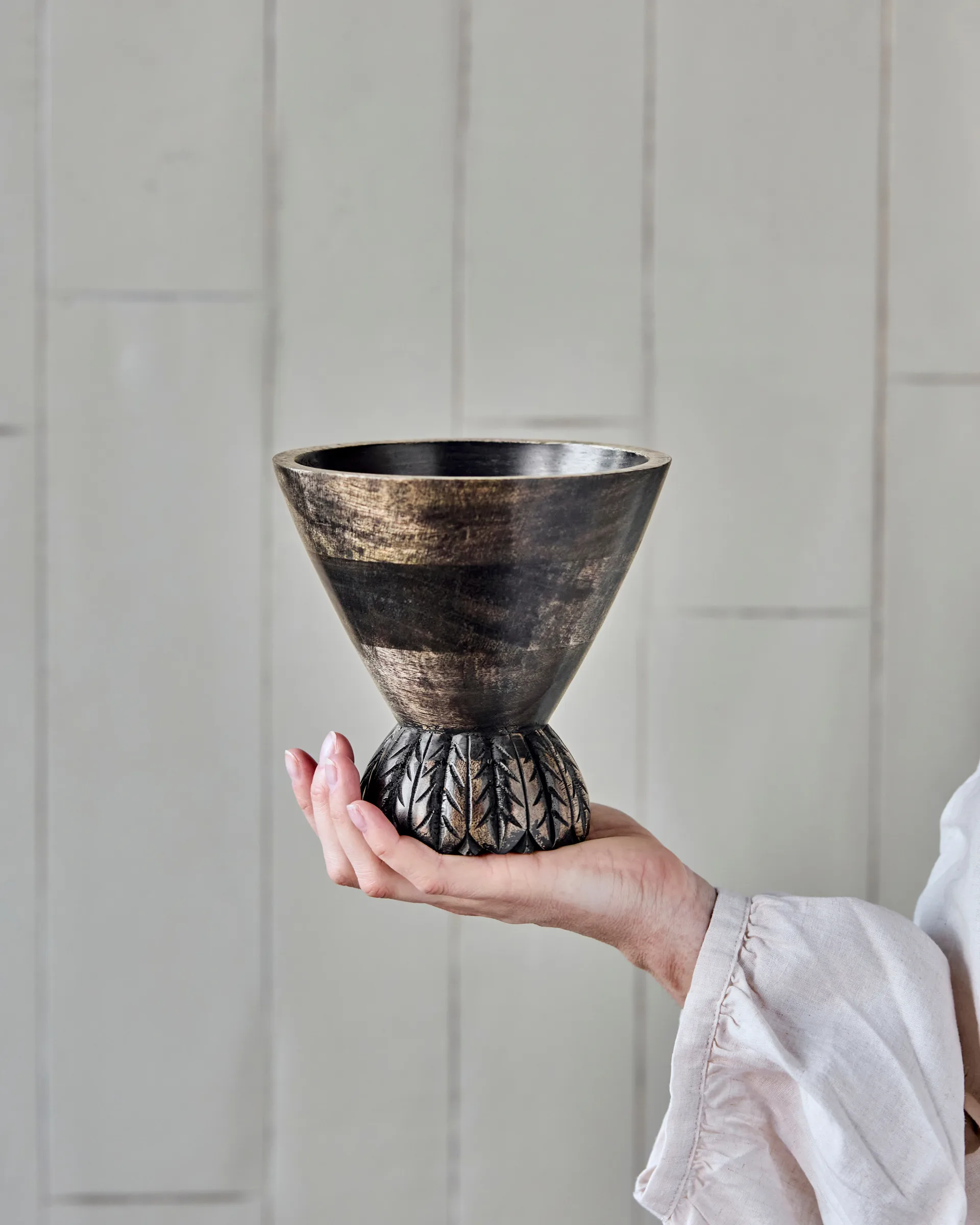 Sani blomsterpotte Ø15 cm, Sort House Doctor