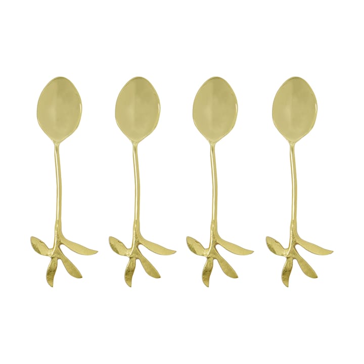 Serve serveringsske 4-pak - Antik guld - House Doctor