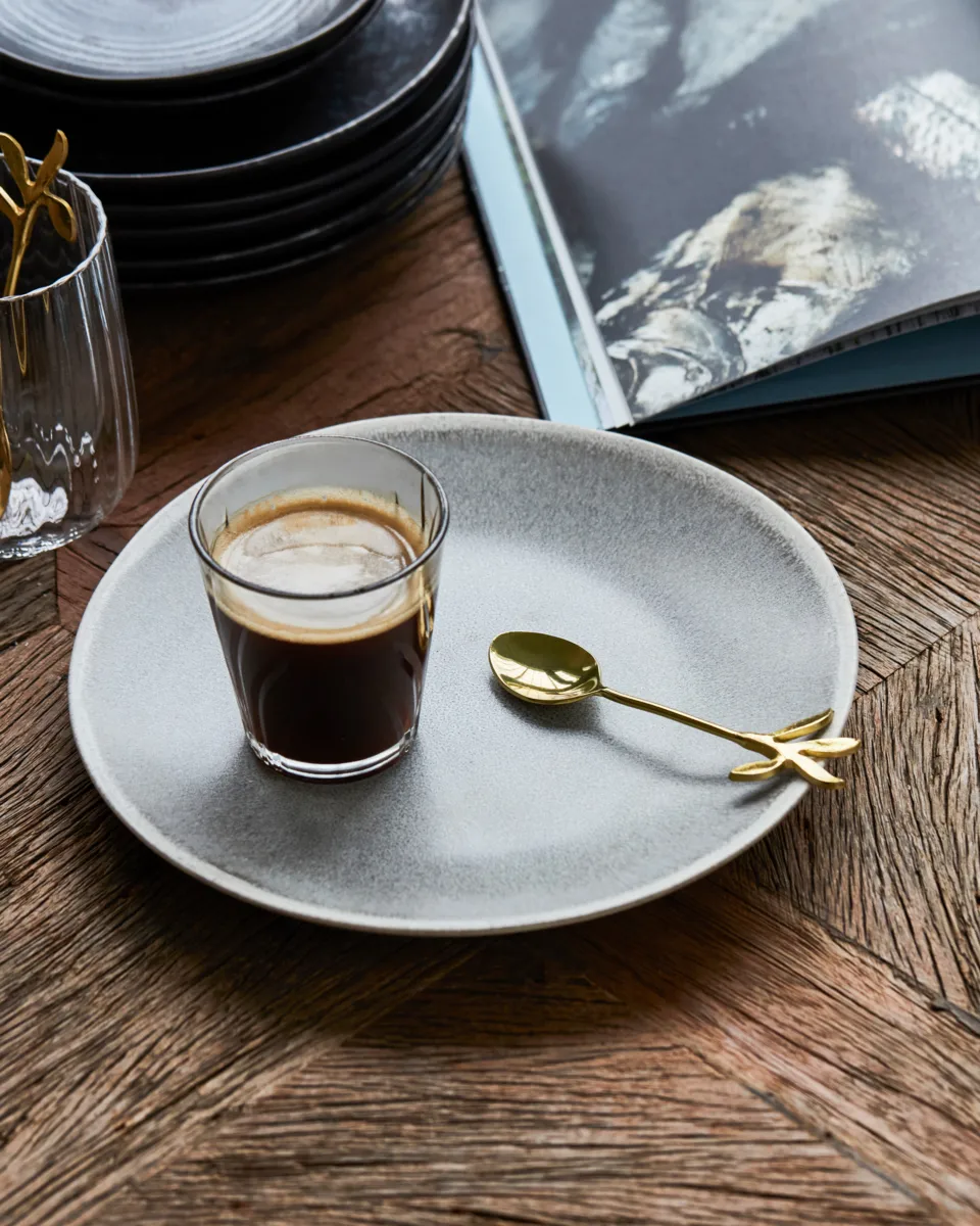 Serve serveringsske 4-pak, Antik guld House Doctor