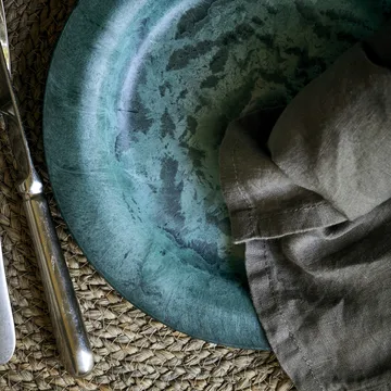 Serveur asiet 18 cm 4-pak - Grøn - House Doctor