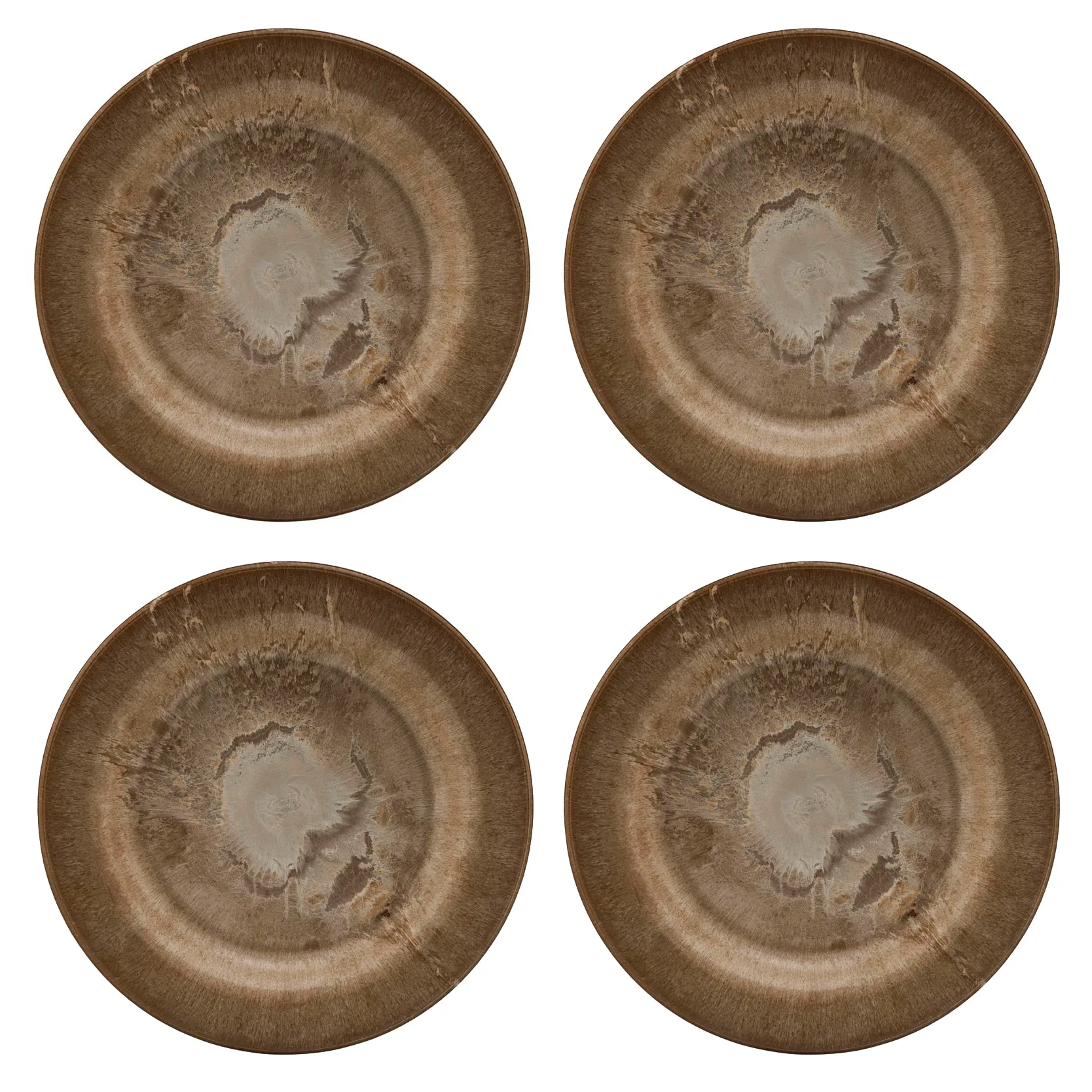 Serveur asiet 18 cm 4-pak, Guld House Doctor