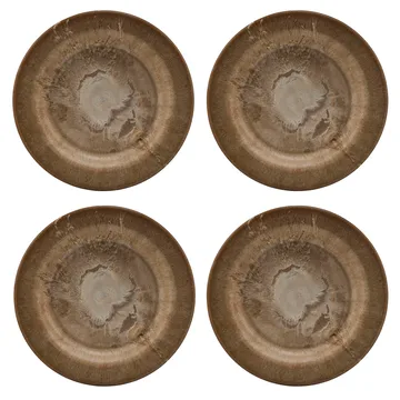 Serveur asiet 18 cm 4-pak - Guld - House Doctor