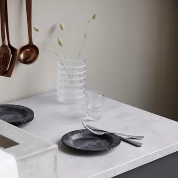 Serveur asiet 18 cm 4-pak - Sort - House Doctor