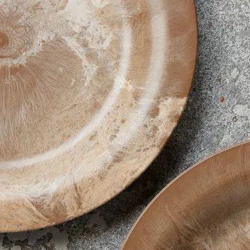 Serveur tallerken 24 cm 4-pak - Guld - House Doctor