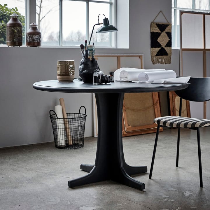 Shaker spisebord Ø120 cm, Sort House Doctor