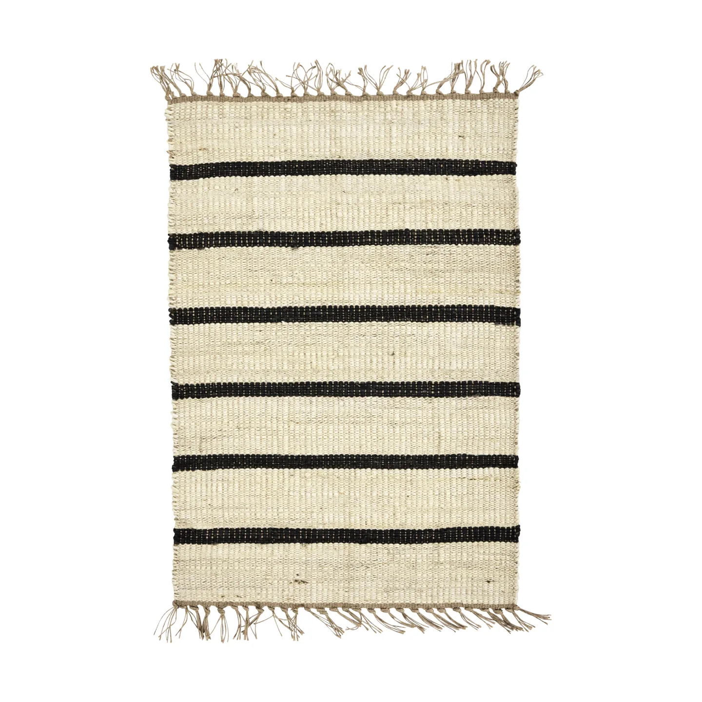 Sima tæppe 60x90 cm, Sort-natur House Doctor