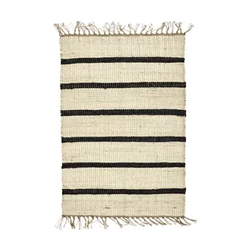 Sima tæppe 60x90 cm - Sort-natur - House Doctor