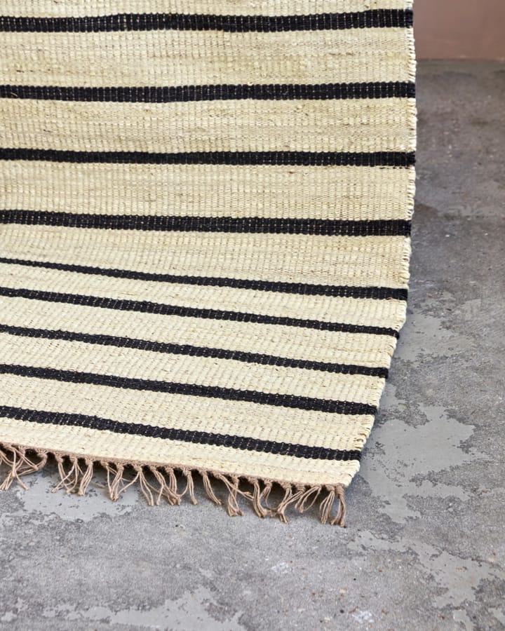 Sima tæppe 60x90 cm, Sort-natur House Doctor