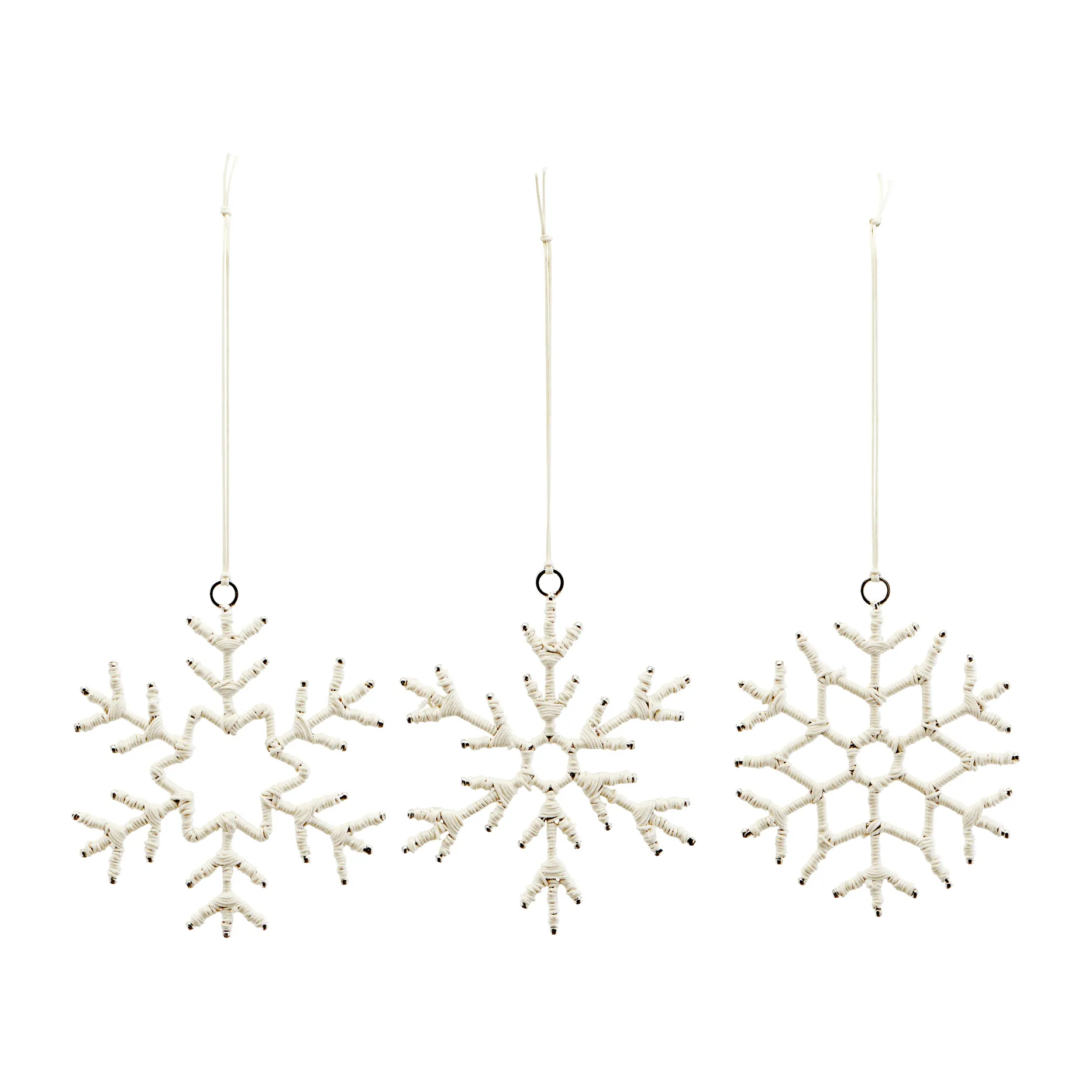 Soft juleophæng 3-pak, Beige House Doctor