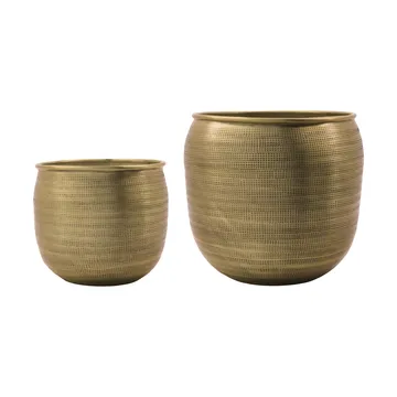 Spot krukke 2 dele - Gylden - House Doctor