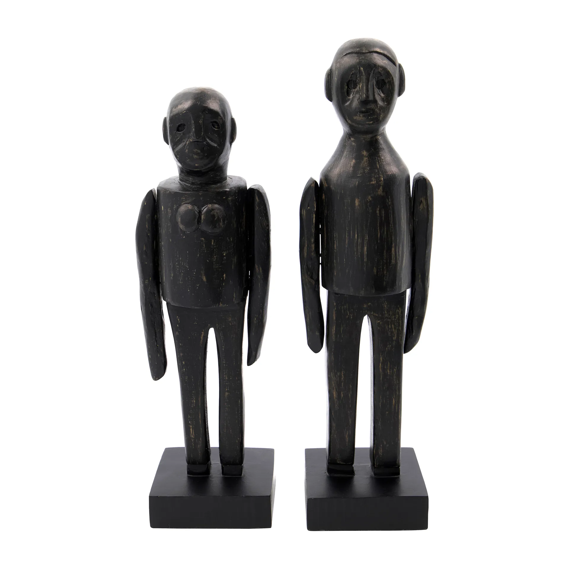 Spouses kunstværk 32 cm 2 dele, Sort House Doctor
