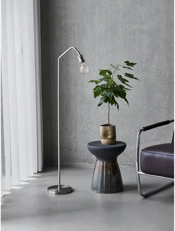 Stand gulvlampe - Børstet sølvfarve, 129,5 cm - House Doctor