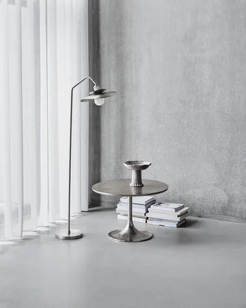 Stand gulvlampe - Børstet sølvfarve, 129,5 cm - House Doctor