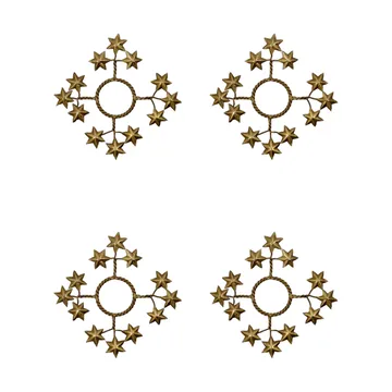 Star lysmanchet 4-pak - Gylden - House Doctor