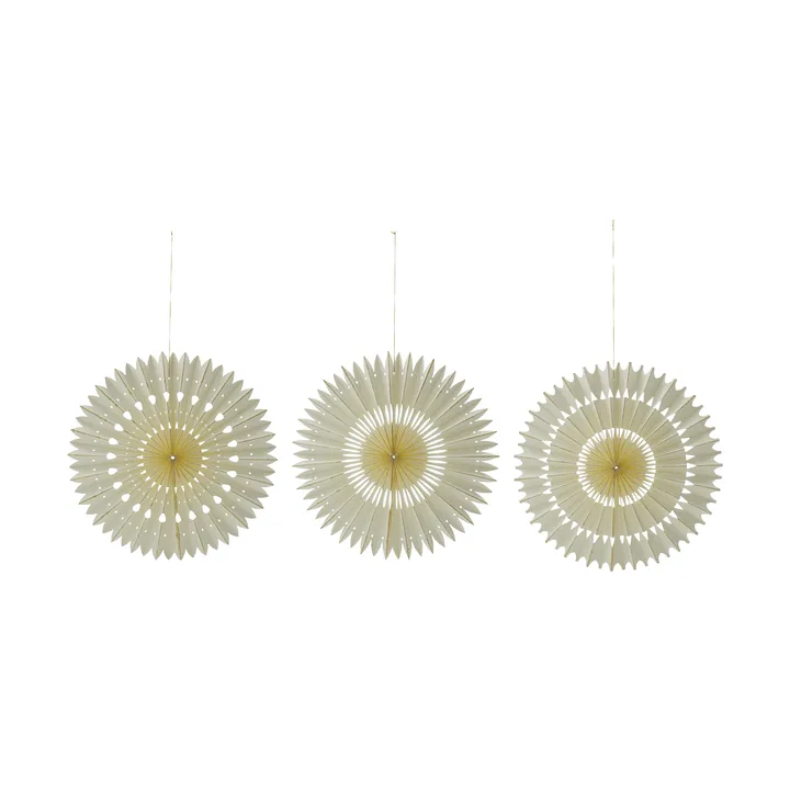 Stelle juleophæng 3 dele - Off-White, Ø20 cm - House Doctor