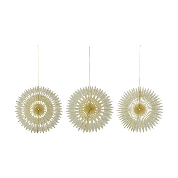 Stelle juleophæng 3 dele - Off-White, Ø30 cm - House Doctor