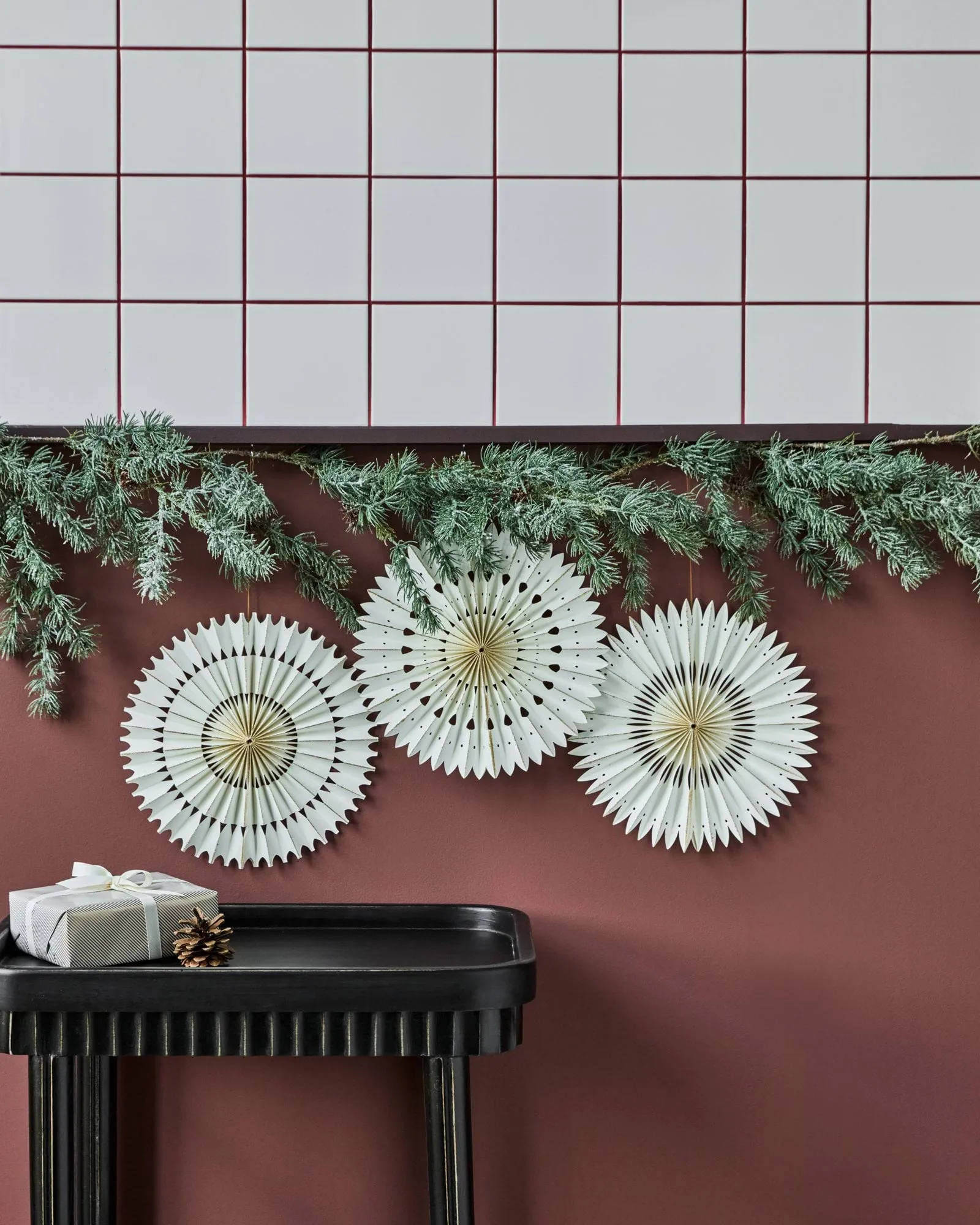 Stelle juleophæng 3 dele, Off-White, Ø30 cm House Doctor