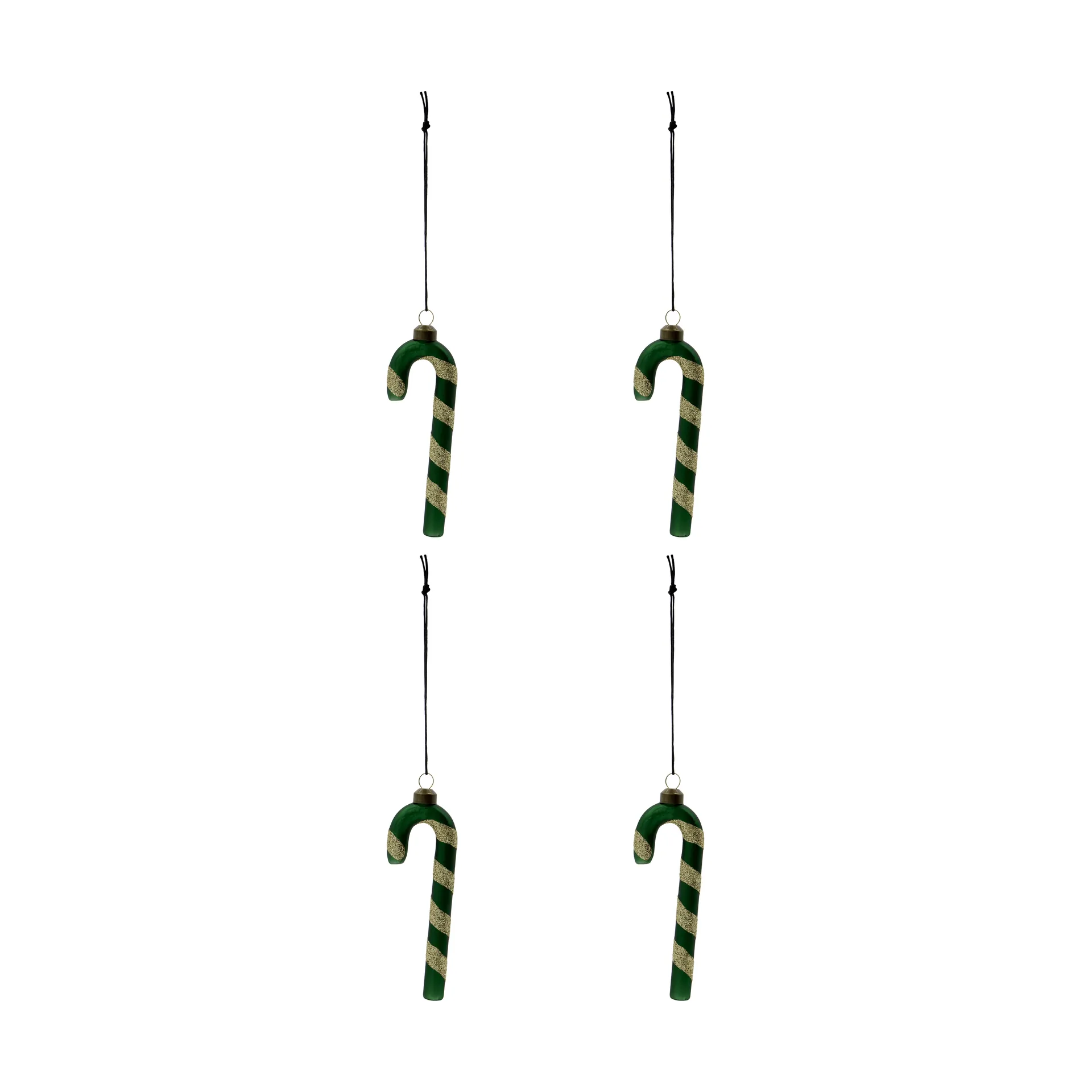 Stick juleophæng 4-pak, Grøn House Doctor