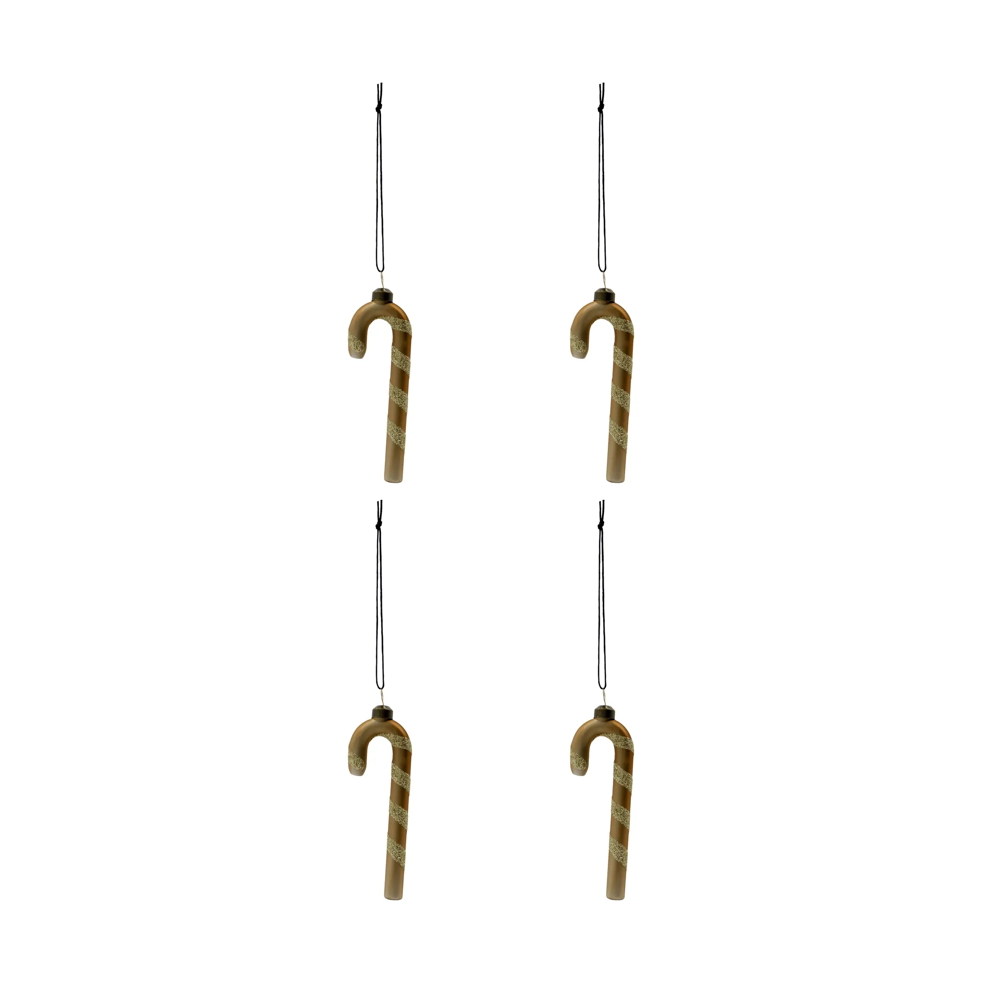 Stick juleophæng 4-pak, Guld House Doctor