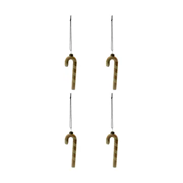 Stick juleophæng 4-pak - Guld - House Doctor