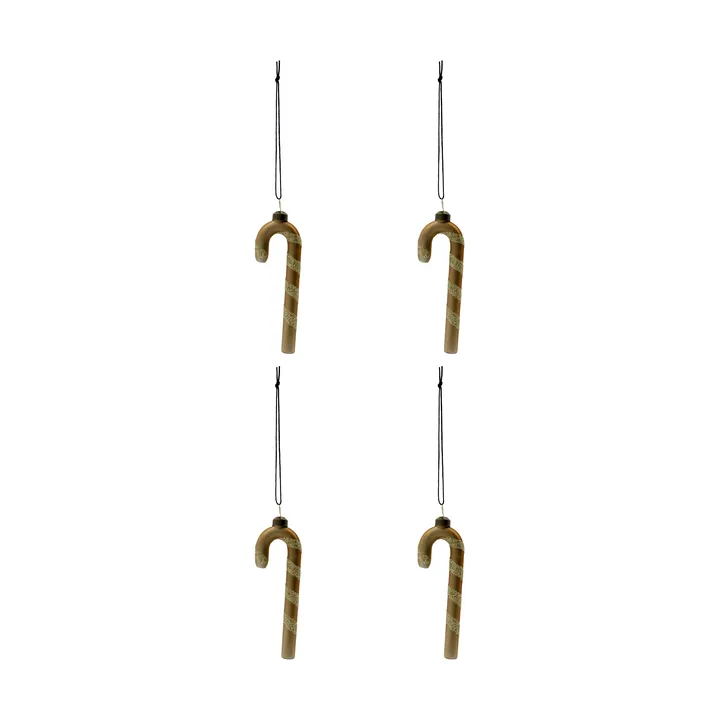 Stick juleophæng 4-pak - Guld - House Doctor