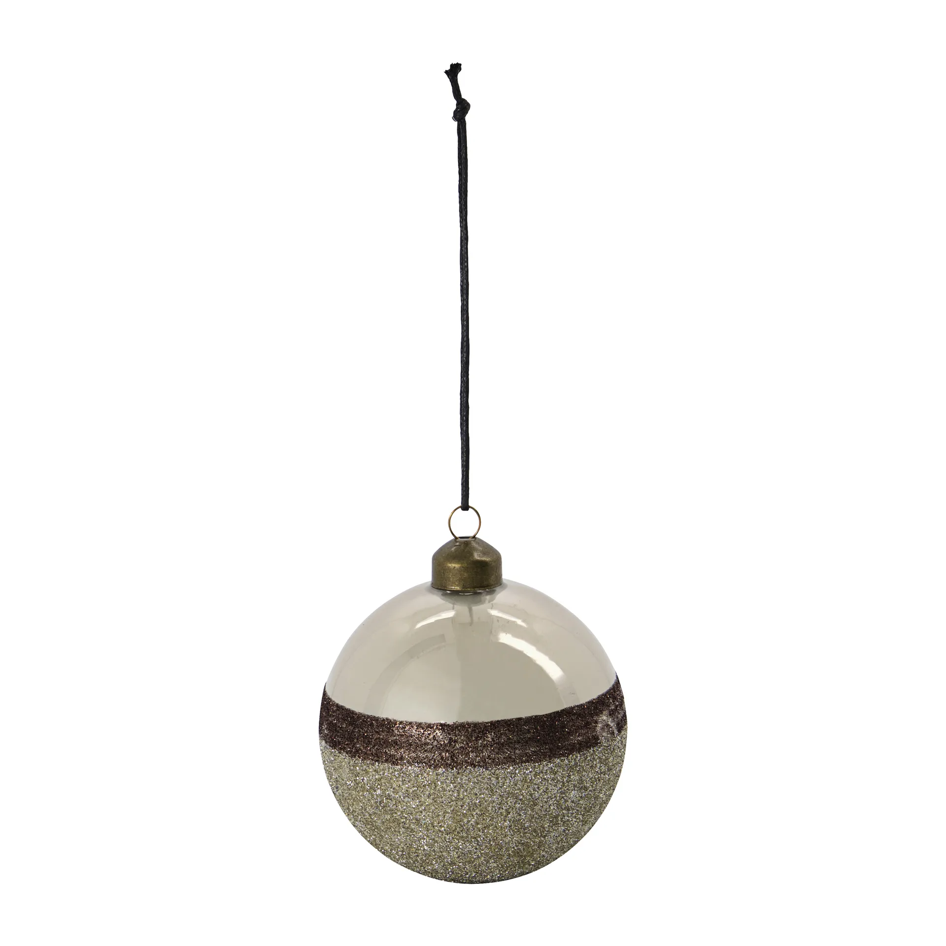Stripe julekugle Ø8 cm, Sand House Doctor