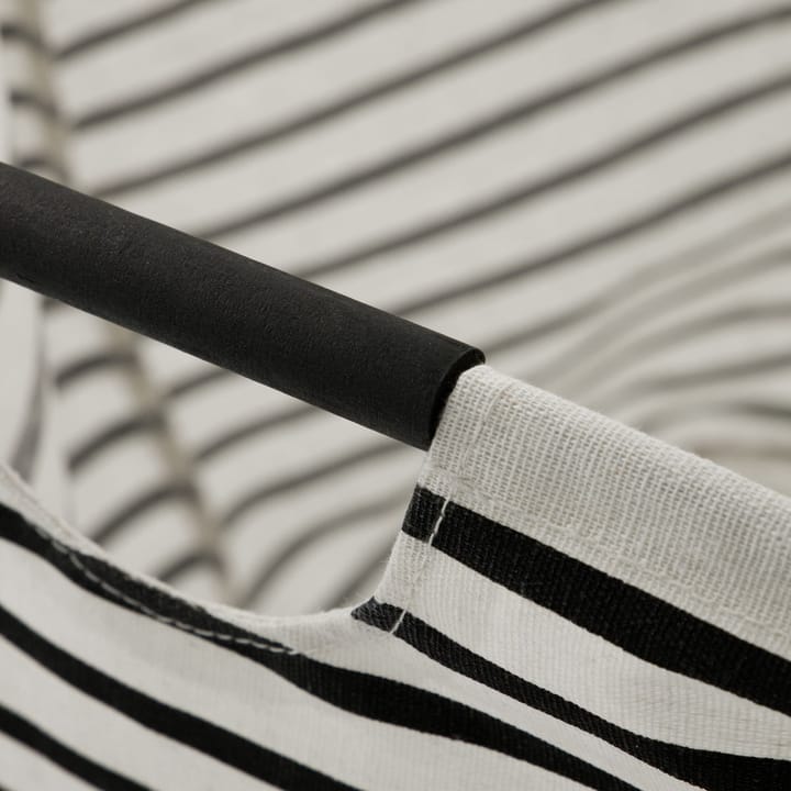 Stripes vasketøjskurv, Sort-hvid House Doctor