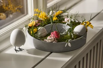 The Ring adventslysestage til bloklys - Beton - House Doctor