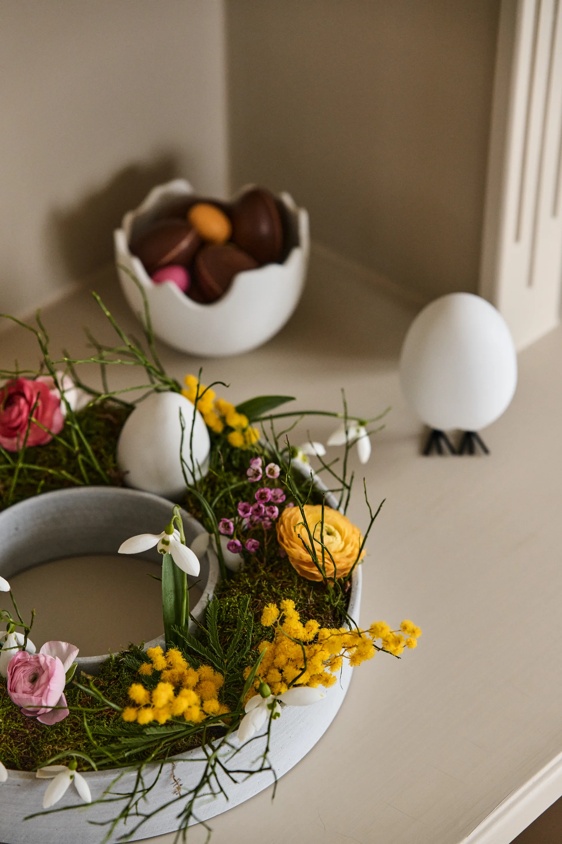 The Ring adventslysestage til bloklys, Beton House Doctor