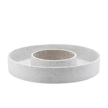 The Ring adventslysestage til bloklys - Beton - House Doctor