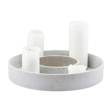 The Ring lysestage til bloklys - Beton - House Doctor