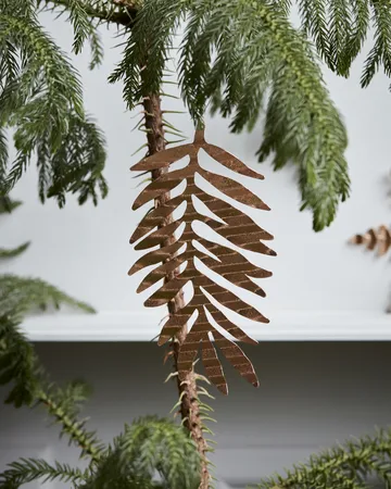 Tin plate juleophæng  - Leaf - House Doctor